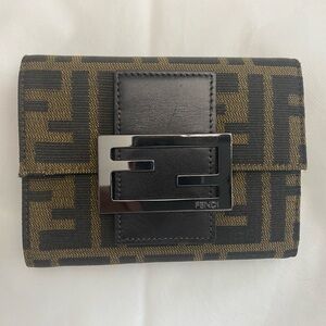 FENDI Zucca Compact Wallet